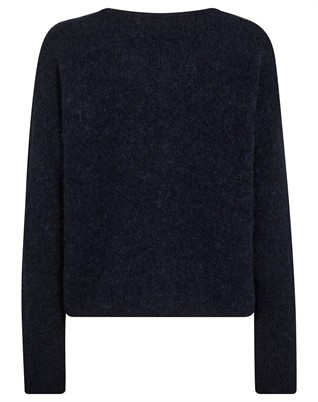 Mos Mosh - MMAlmine Knit Cardigan - Salute Navy 